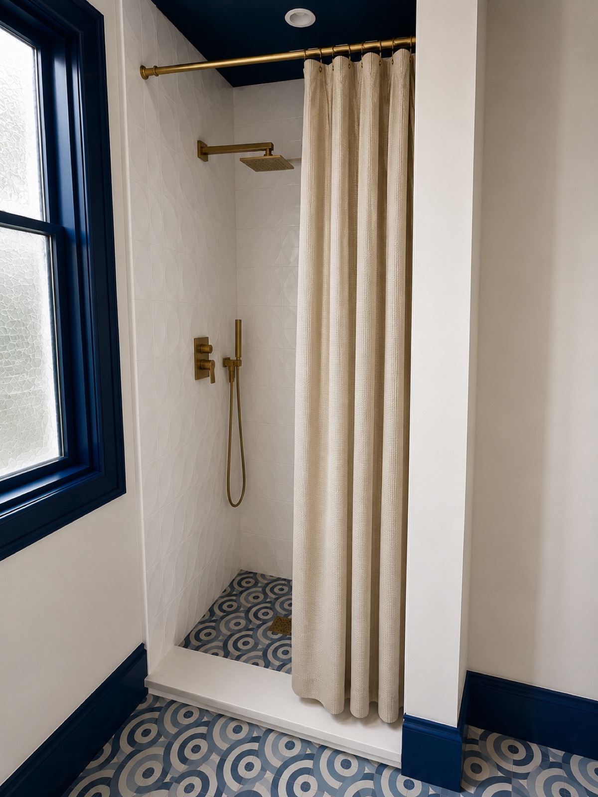 After Luna Glass and Mirror shower door installation