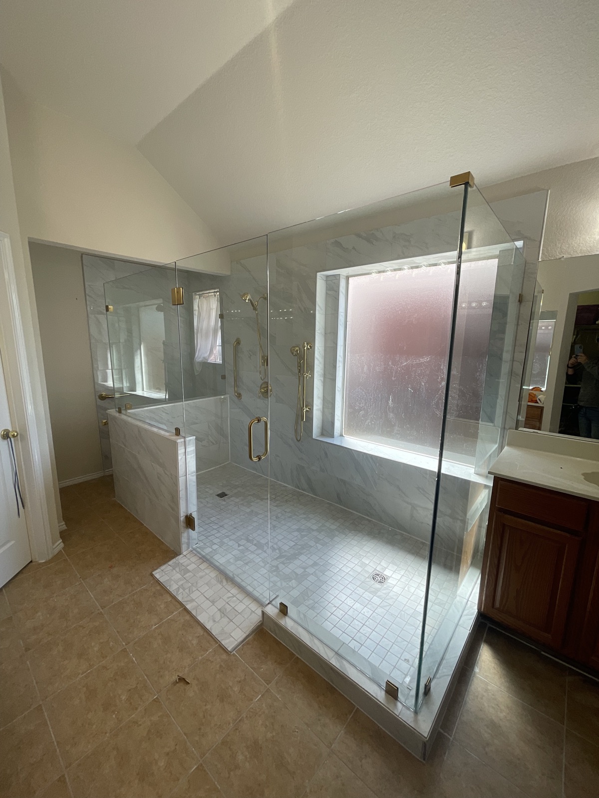 Shower Door Installation Luna Glass and Mirror