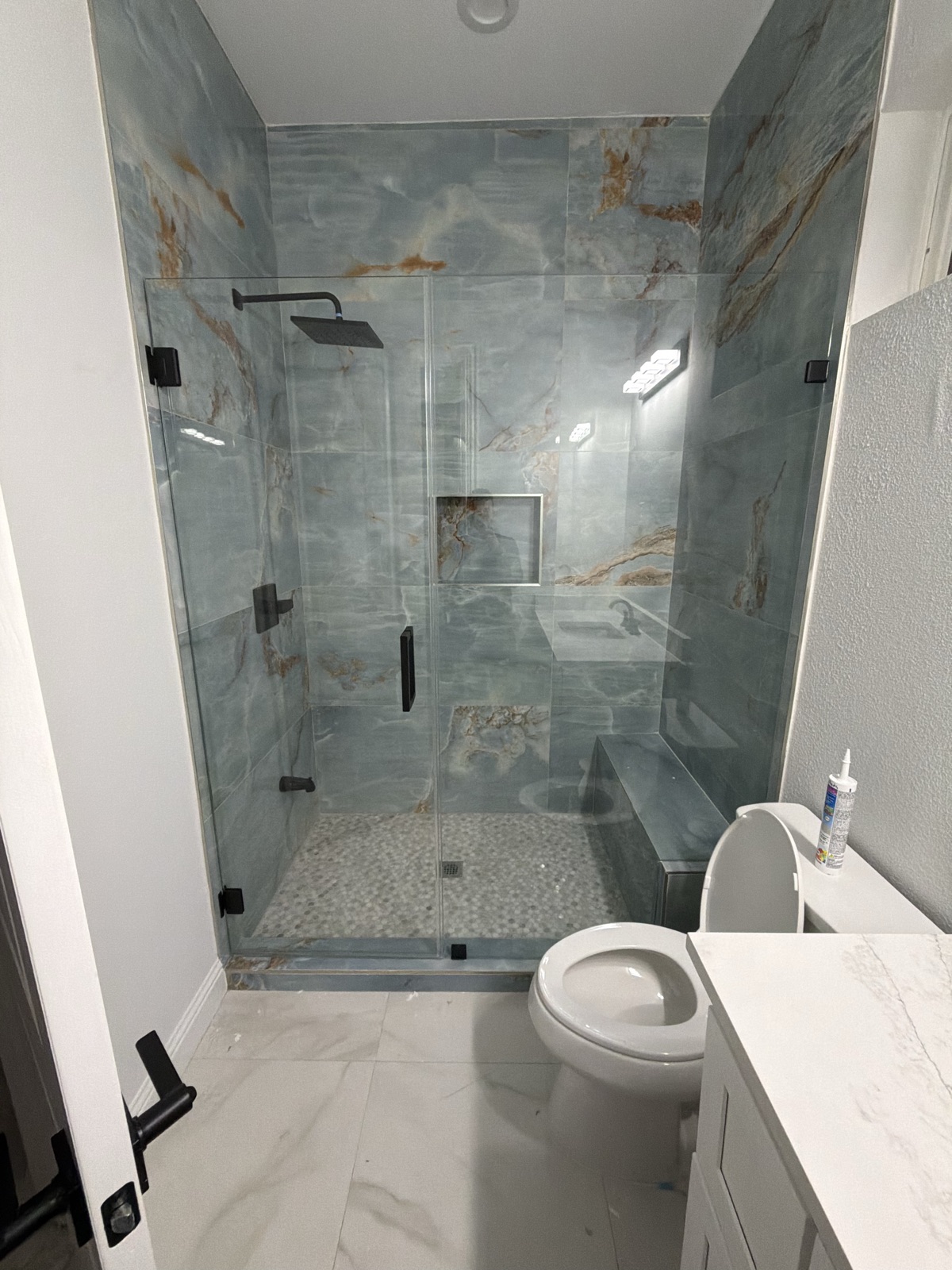 Shower Door Installation Luna Glass and Mirror