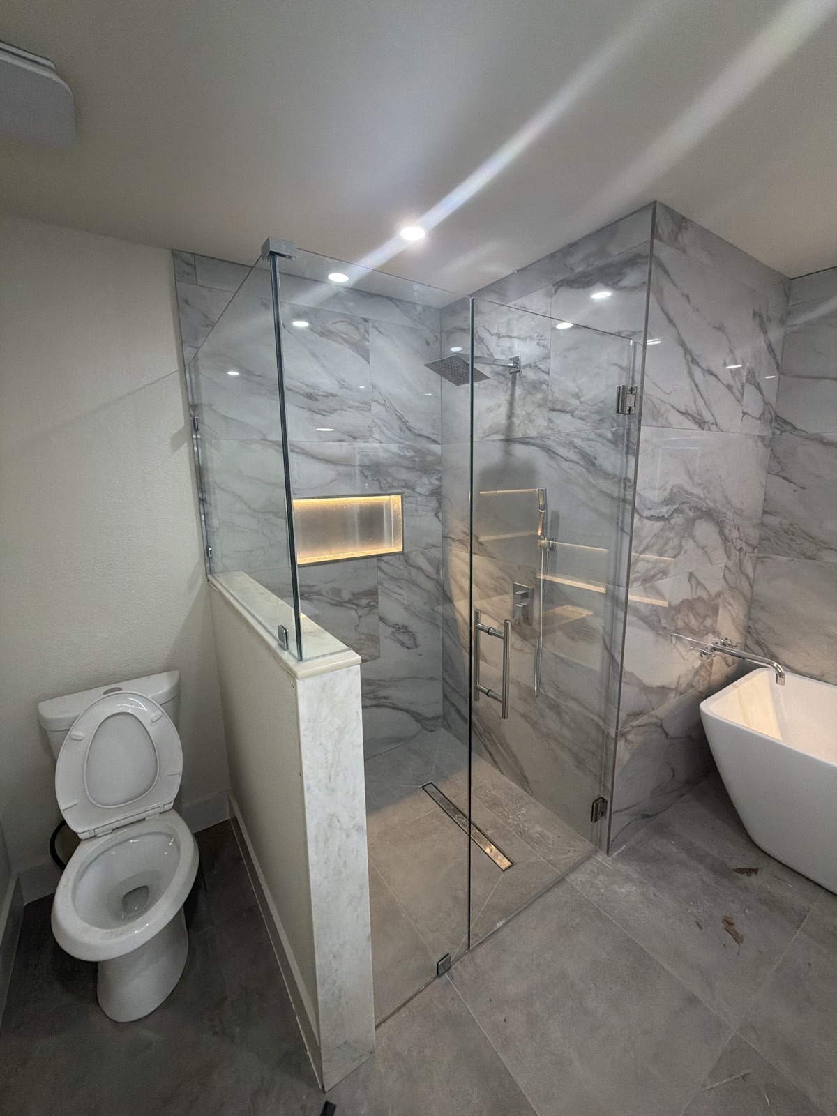Shower Door Installation Luna Glass and Mirror