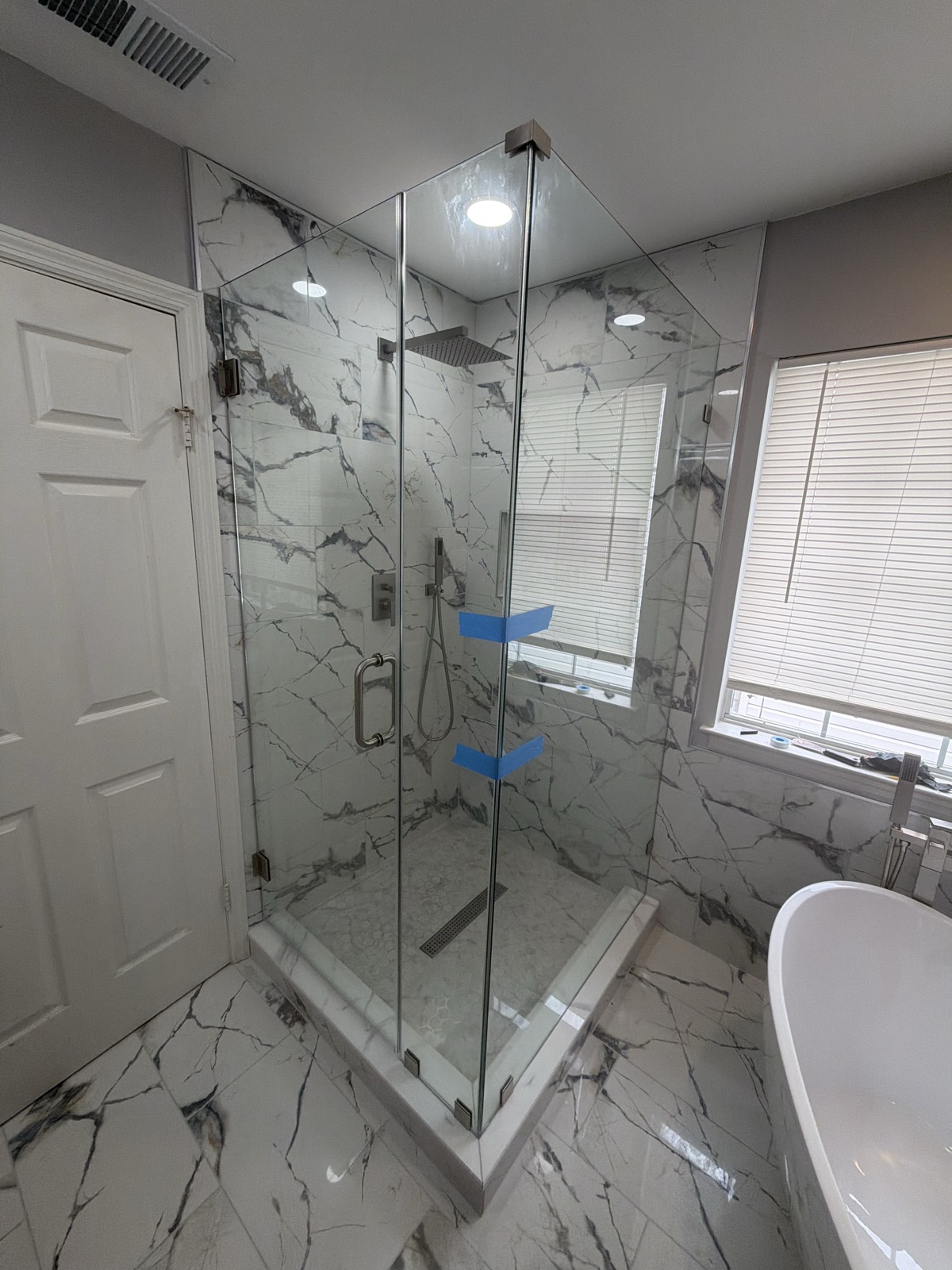 Shower Door Installation Luna Glass and Mirror