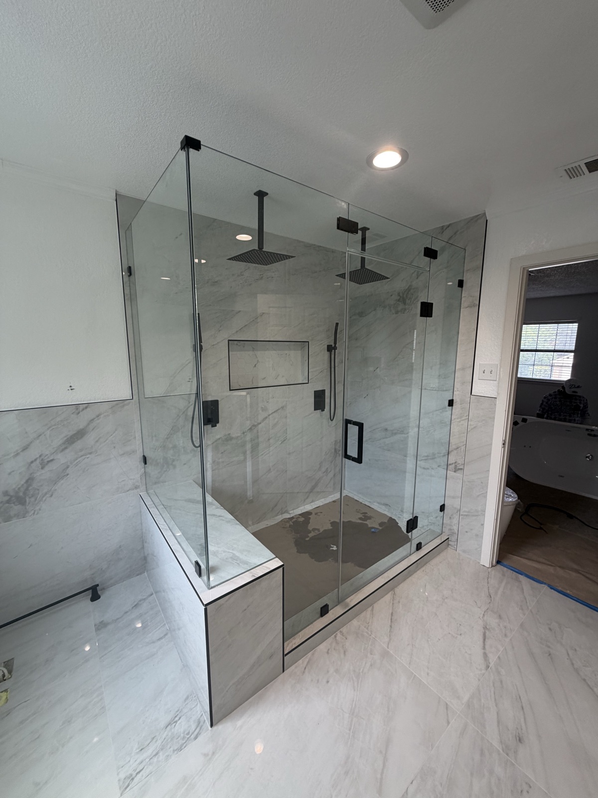 Shower Door Installation Luna Glass and Mirror